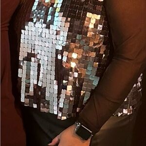 Sequin Embellished Women's Top